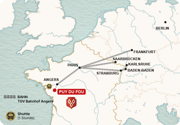 Carte Puy du Fou