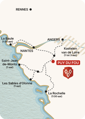 Puy du Fou in de Vendée mobile