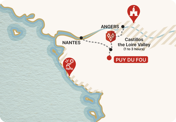 ¿qué se puede hacer en los alrededores de Le Puy du Fou?