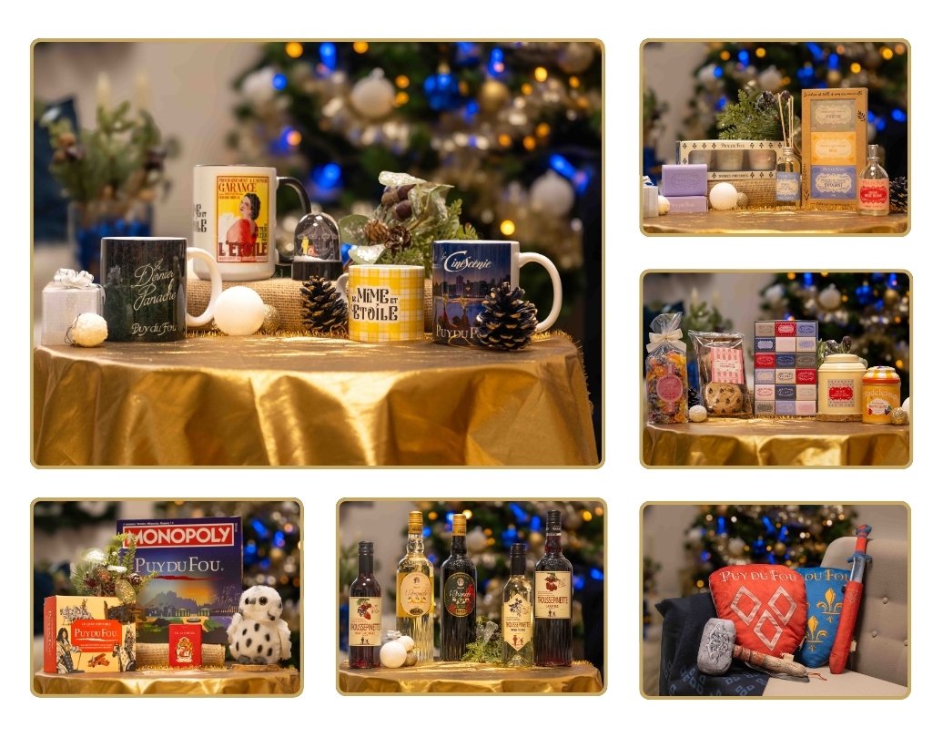 Idées cadeaux du Puy du Fou pour Noël 