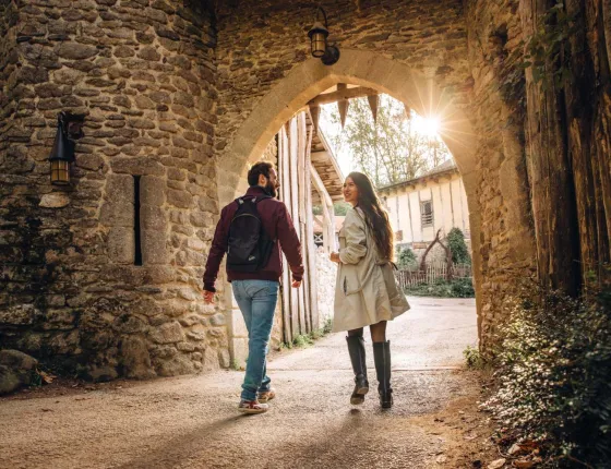 Couple à l'entrée de Font-Rognou