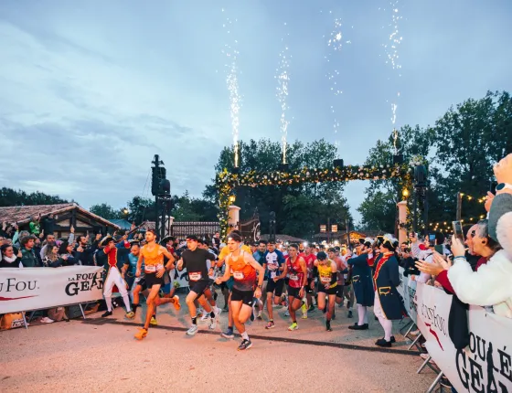 Le départ de La Foulée de Géants 2025