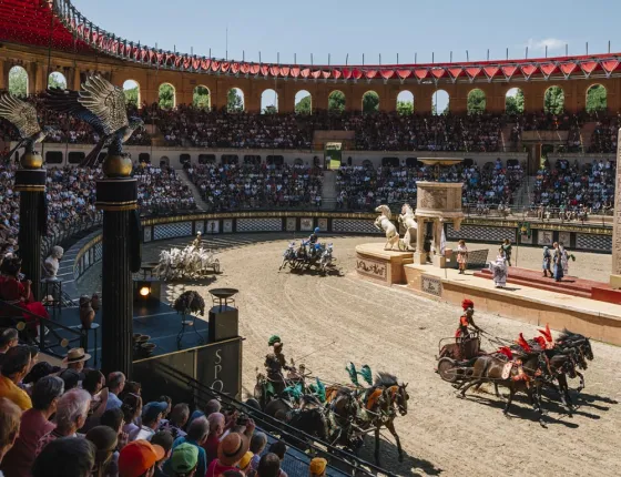 Course de chars dans le Signe du Triomphe