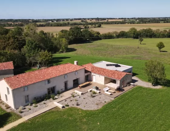 Vue aérienne - Domaine du Puy Doré