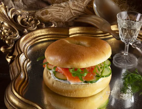 Bagel au saumon