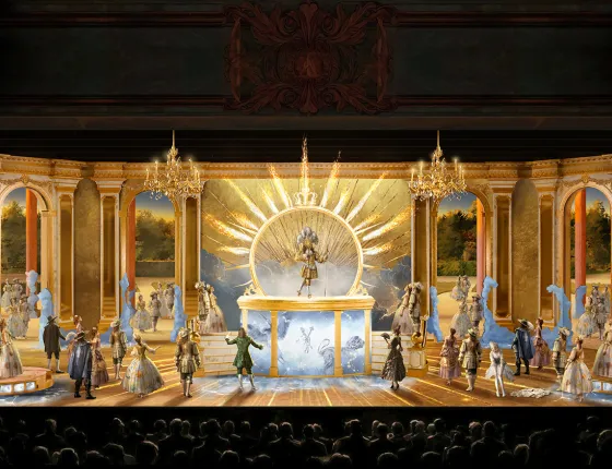 Le Rêve de Louis XIV, visuel concept art du spectacle