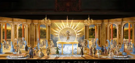 Le Rêve de Louis XIV, visuel concept art du spectacle