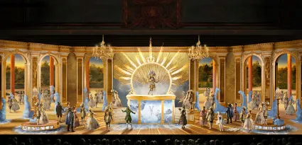 Le Rêve de Louis XIV, visuel concept art du spectacle