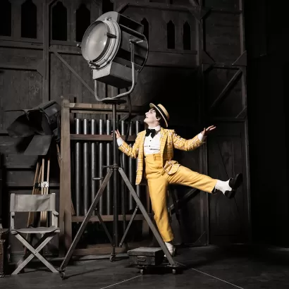 Mimoza dans le Spectacle le Mime et l'Etoile