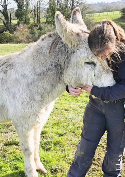 Soigneur et un animal du Puy du Fou