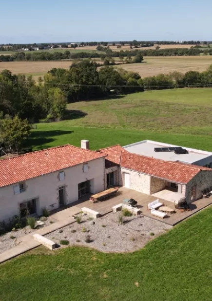 Vue aérienne - Domaine du Puy Doré