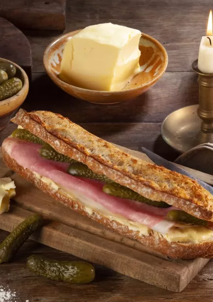 Restaurant l'étape sandwich jambon-beurre Puy du fou