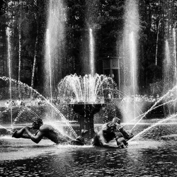 @__world.of.photograph - #parc #puydufou #jetsdeau #noiretblanc #fontaine