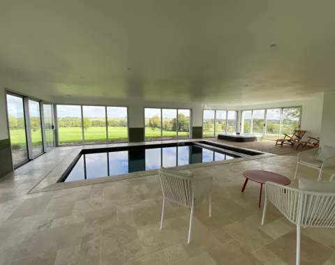 Gîte Domaine du Puy Doré - Sainte-Cécile - Piscine