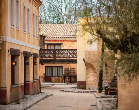 La rue gallo romaine du Puy du Fou
