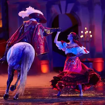 Spectacle "Mousquetaire de Richelieu" au Puy du Fou