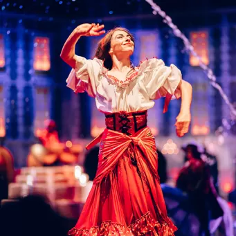 Flamenca au spectacle "Le Mousquetaire de Richelieu" au Puy du Fou