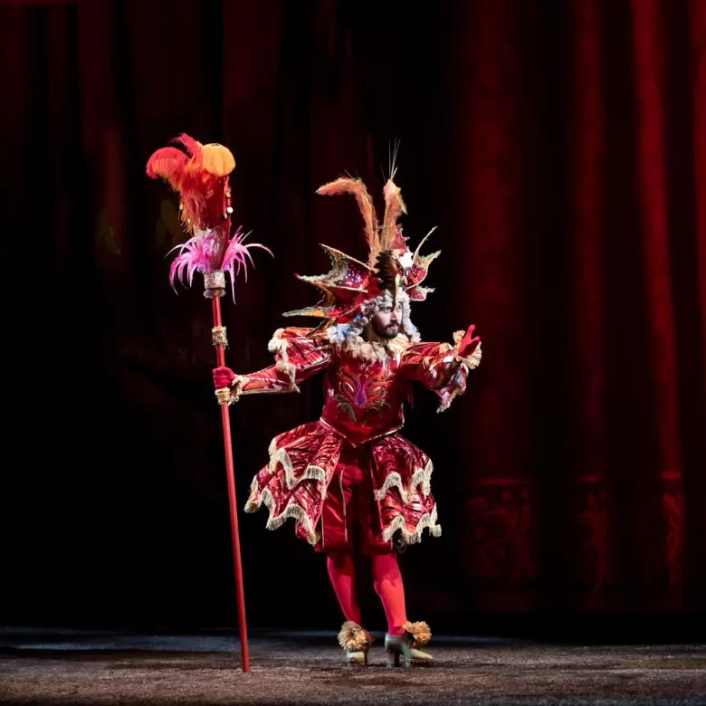 Présentateur dans "Le Mousquetaire de Richelieu" au Puy du Fou
