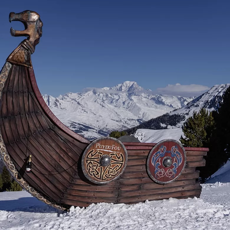 Drakkar viking à la plagne