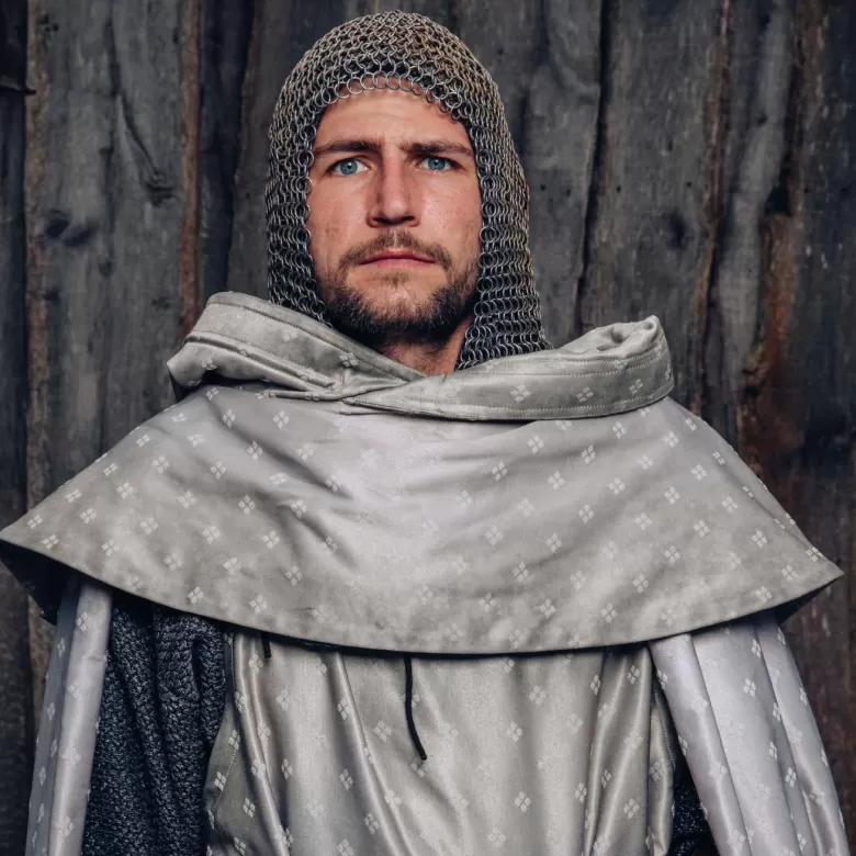 Chevalier Lancelot en équipement blanc