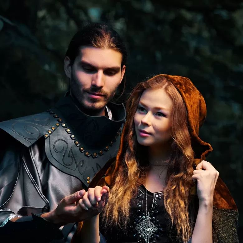 Tristan et Iseult dans la forêt