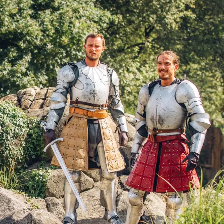 Lancelot du lac et le roi Arthur