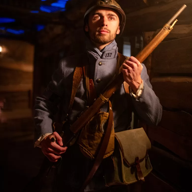 Soldat du spectacle "Les Amoureux de Verdun"