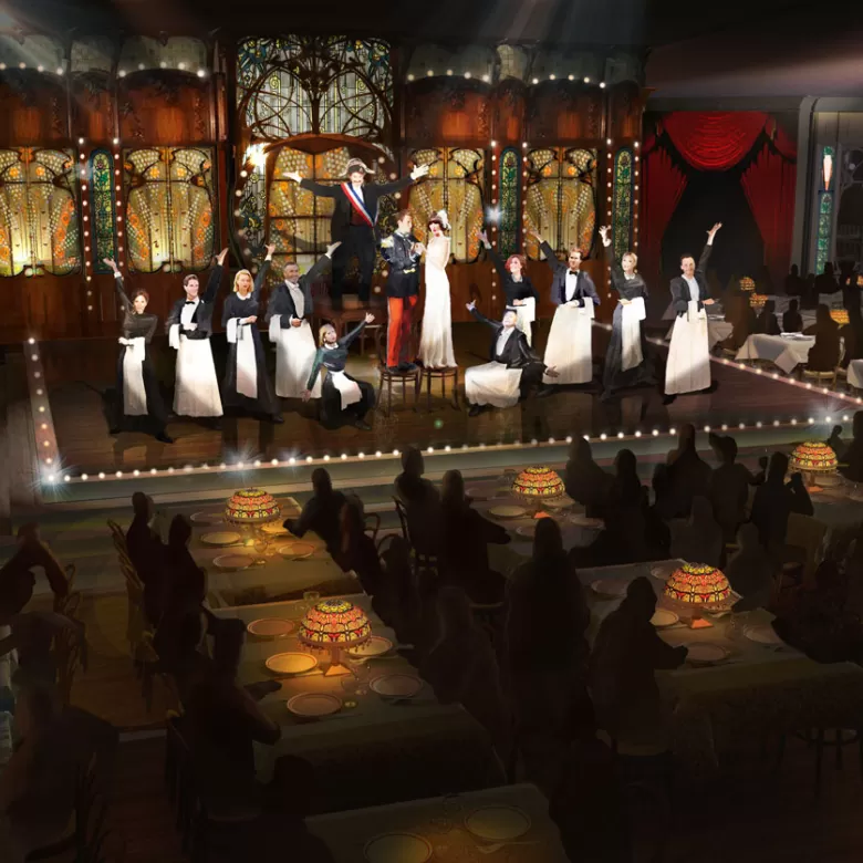 Restaurant spectacle au Puy du Fou