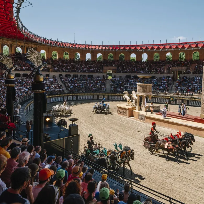 Le spectacle "Signe du Triomphe" au Puy du Fou