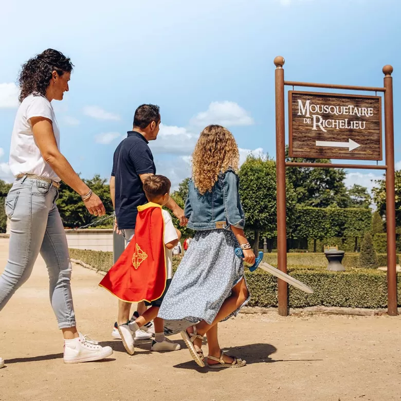 famille dans le parc
