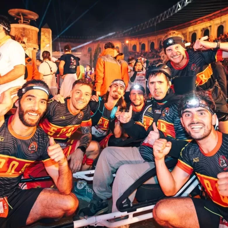 Foulée des géants arrivée groupe