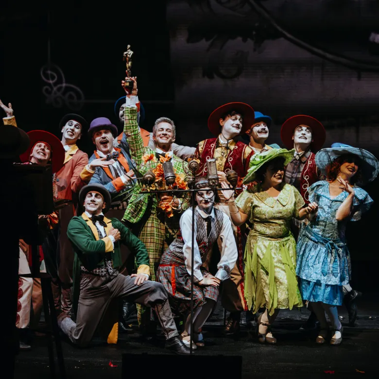 Scène prise lors du spectacle "Le Mime et l'Étoile" au Puy du Fou