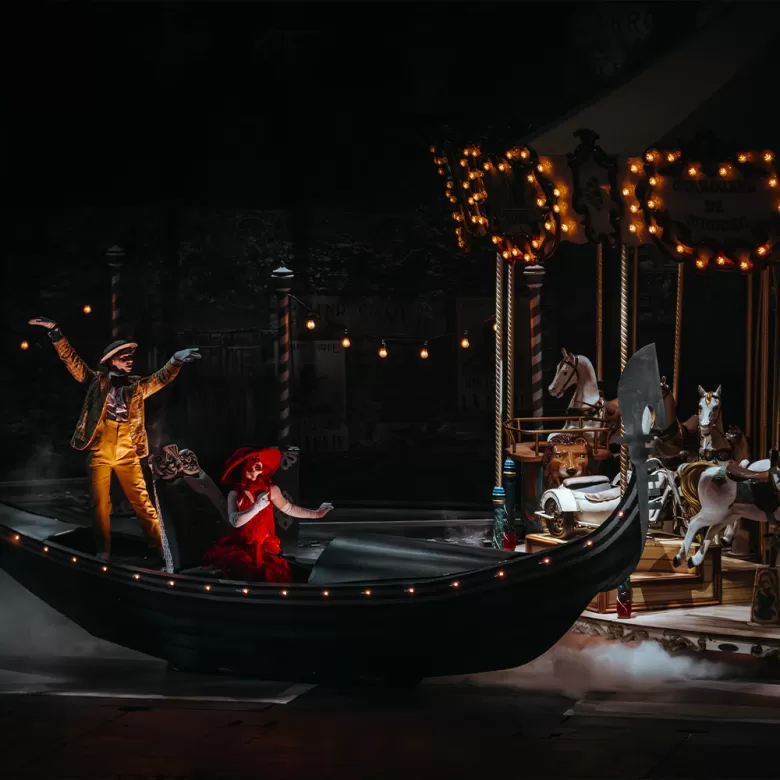Scène du spectacle "Le Mime et l'Etoile"