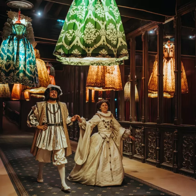 François Ier et son épouse dans La Renaissance du Château