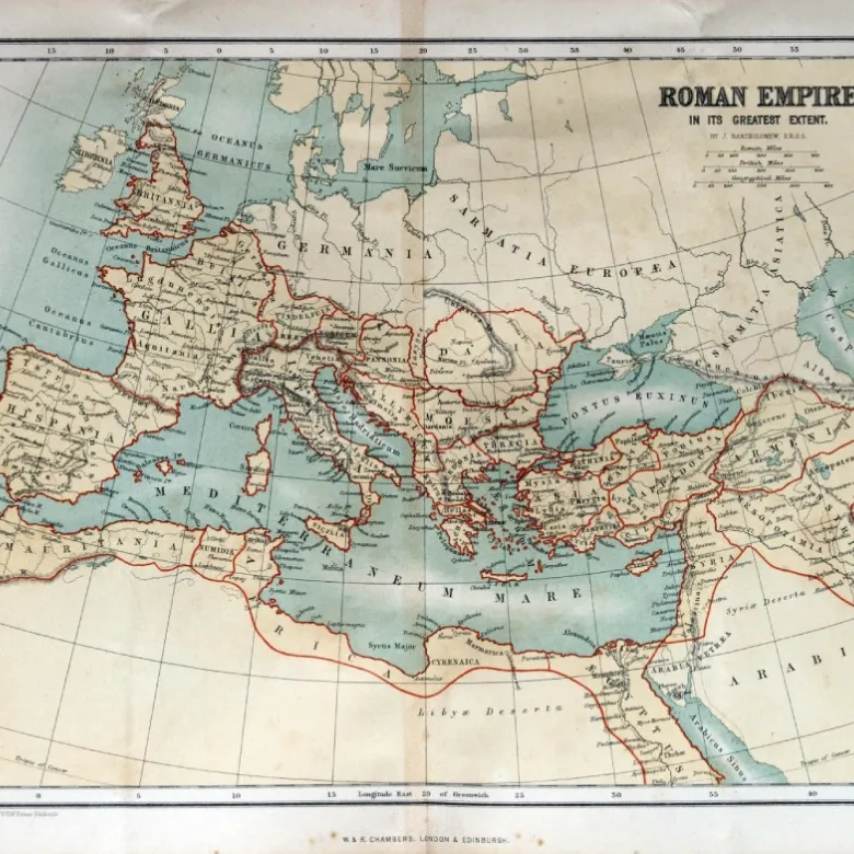 Map Empire Romain