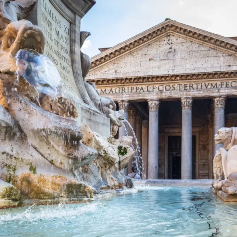 Panthéon + Fontaine
