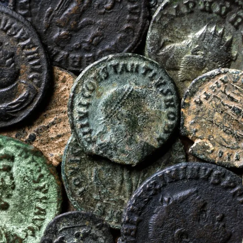 Pièces de l'Empire Romain