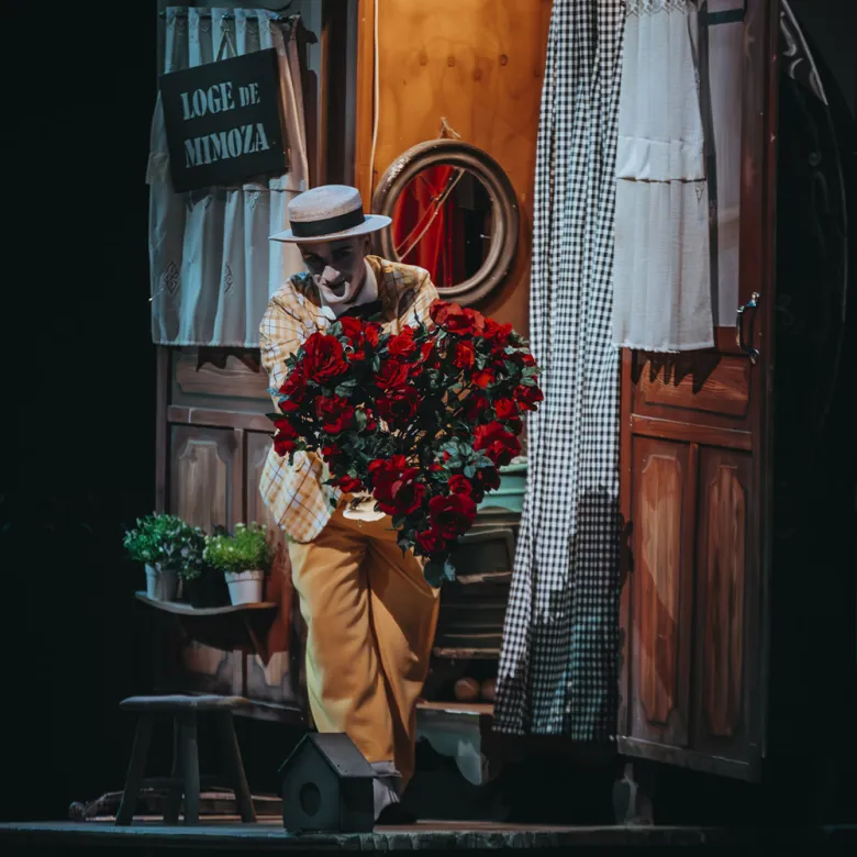 Mime Mimosa au Puy du Fou