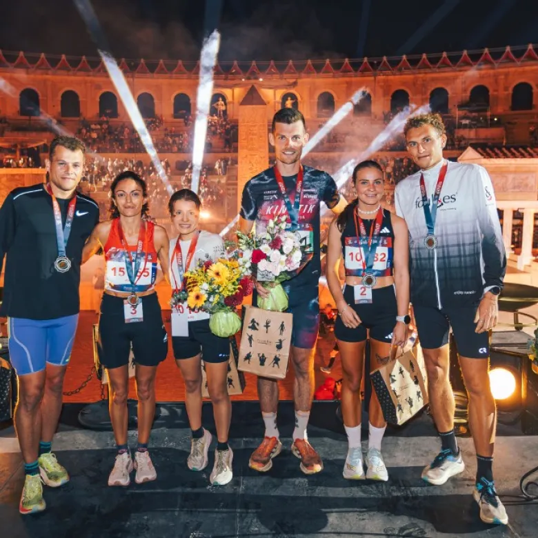 Podium de la Foulée des Géants 2026