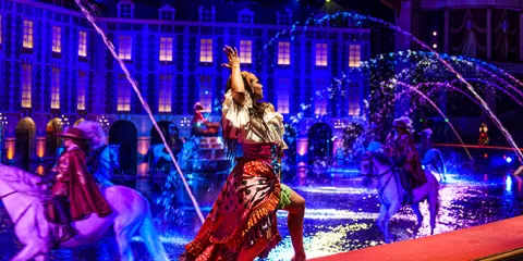 La Serafina, du spectacle Mousquetaire de Richelieu qui dure une trentaine de minutes