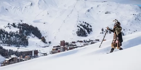 Viking à la station de ski La Plagne