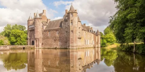 Château dans la forêt de Brocéliande