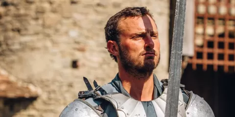 Chevalier en plein réflexion