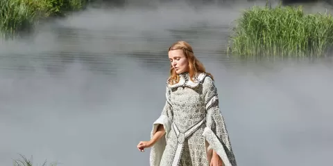 Dame du lac dans l'un des anciens spectacles du Puy du Fou