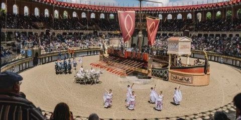Spectacle "Signe du Triomphe" au Puy du Fou