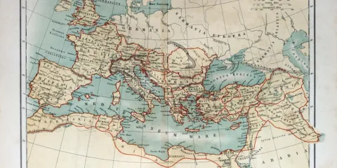 Map Empire Romain