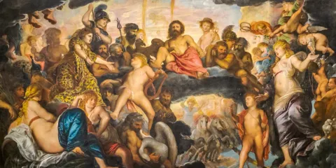 Tableau dieux romains
