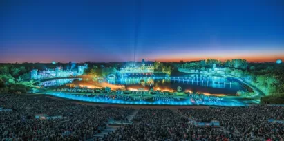 La cinescénie, spectacle nocturne du Puy du Fou