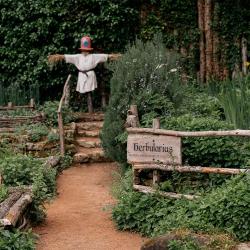 Le jardin du village Font-Rognou.