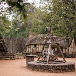 Les huttes du hameau de Saint-Philbert-le-Vieil.